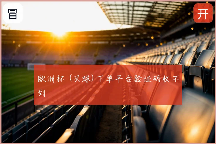 欧洲杯 (买球)下单平台验证码收不到